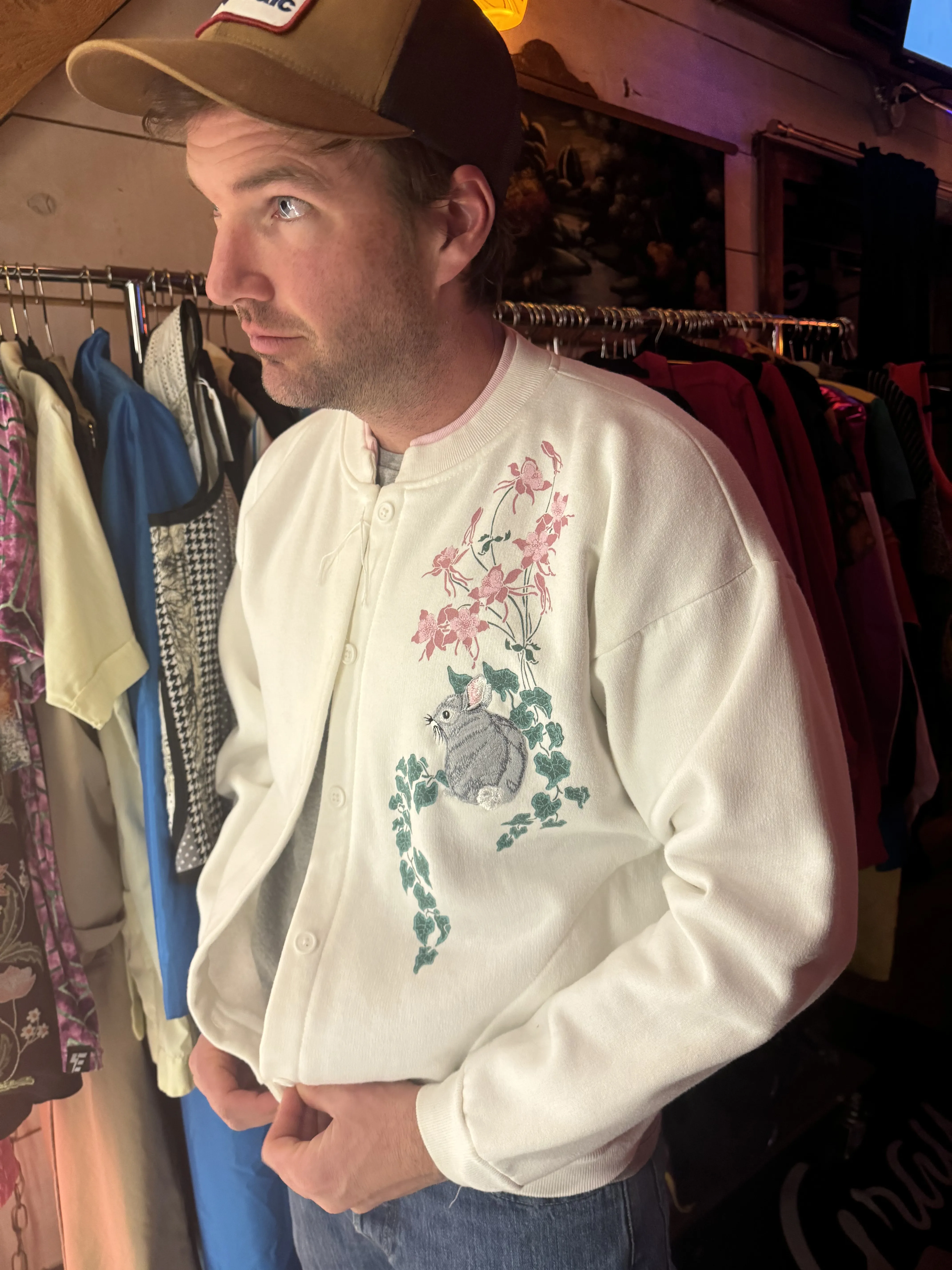 Granny Chinchilla Cardigan