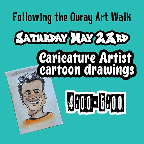Caricature Artist Night poster
