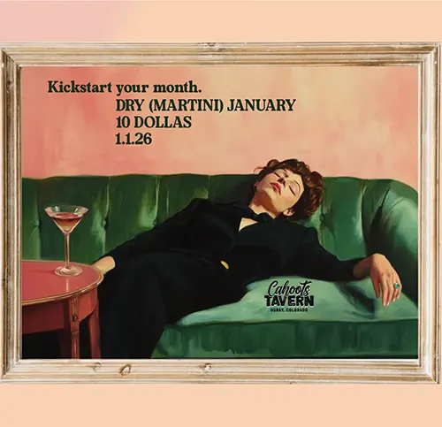 Dry Martini January poster