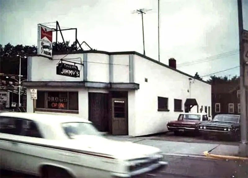 Jimmy's bar, vintage photo