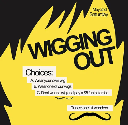 Wigging Out poster